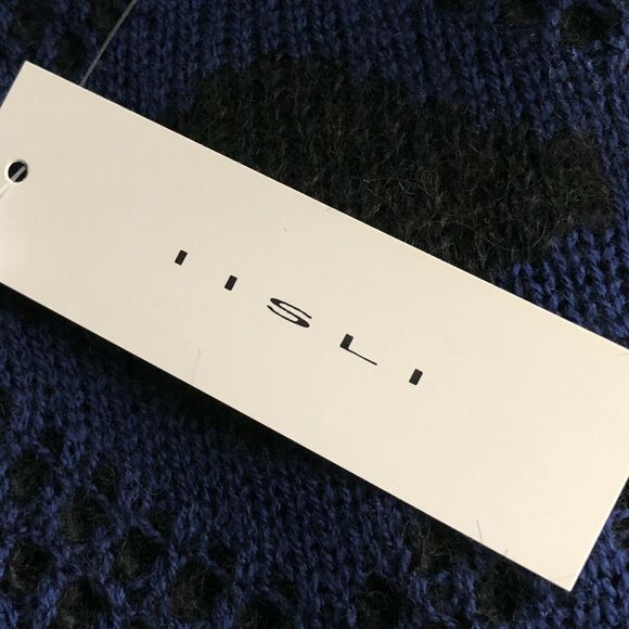 IIsli Knit Tank Dress Black Blue Soft Stretchy Petite Large Sample See Measureme - Picture 5 of 7